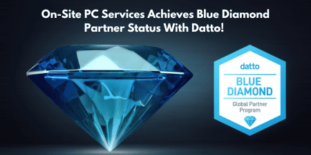 on-site achieves blue diamond partner status