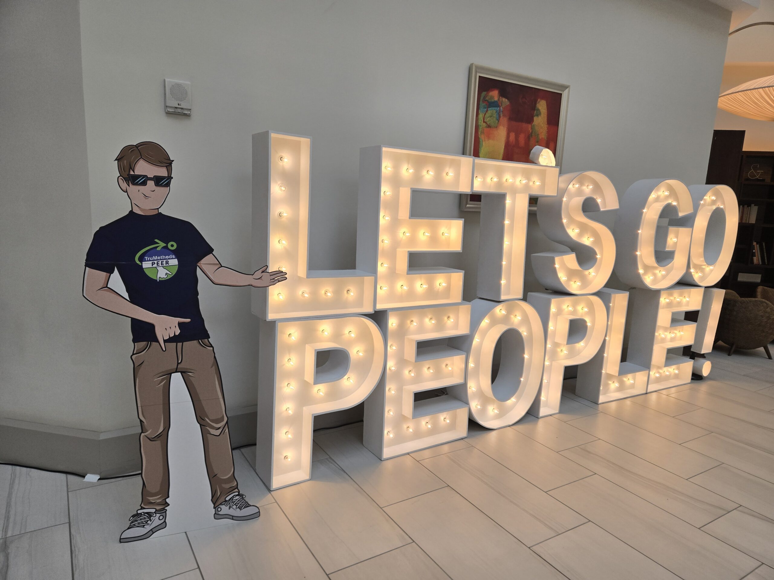 POD28 members meeting in Orlando during a Q1 TruMethods PEER session focused on life and business planning.